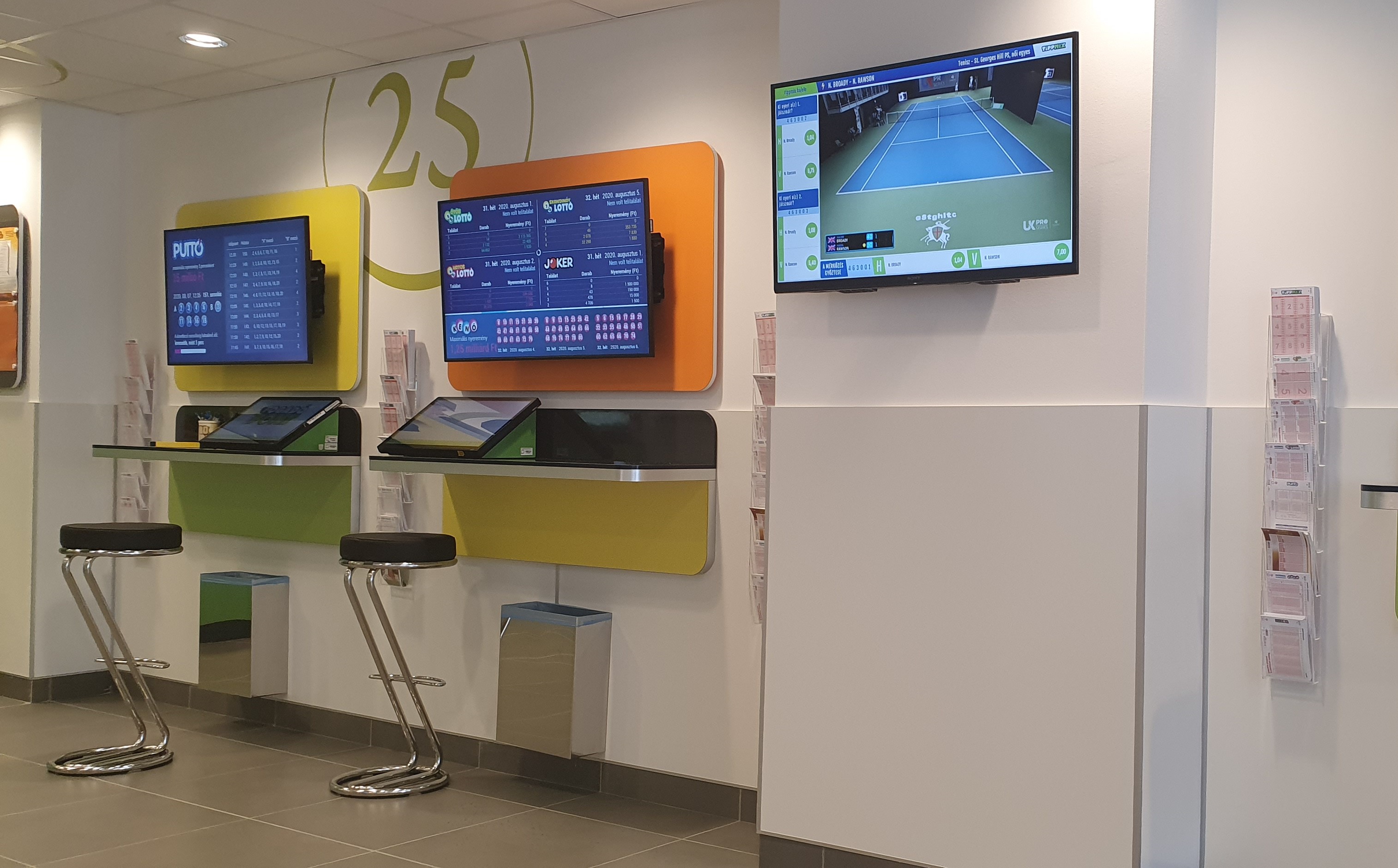 Szerencsejáték Zrt. - Lottózók teljeskörű bútorozási munkái